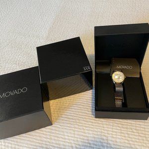 MOVADO 3650011 Celestograf Moon Phase Heritage Mother of Pearl Ladies Watch